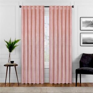 4 x Pink Velvet Blackout Panels 95”L